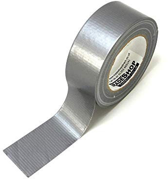 Silver Gaffer Tape - Cloth Tape - Duct Tape 50m Roll