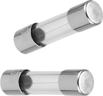 REV Sicherung KFZ - Feinsicherung flink, 1,6A Glassicherung, 2 Stück, 5 x 20mm, Schmelzsicherung silber