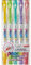 Uni Textmarker für Fenster - 5 Pastellfarben im Set - Wasserbeständig - Highlighter