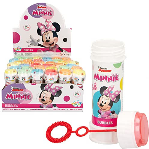 Dulcop- Bolle di Sapone Minnie Disney, Display con 36 Pezzi, Multicolore, 103.538000