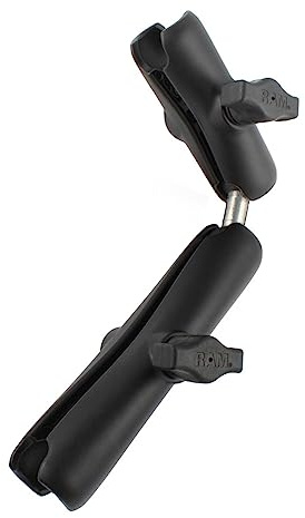 Ram Mounts RAM Medium Double Socket Arm Long Double Socket Arm, RAM-B-201-201U-C (Long Double Socket Arm & Double Ball Adapter for B Size 1 Balls)