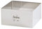 Decora STAINL. Steel Square 18X18X4,5 H CM 0063795 Quadrato Inox, 18 x 18 x 4.5 cm in Acciaio Inossidabile, Argento