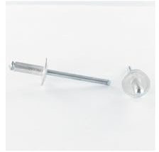 Rivetti tutto acciaio inox testa extra large 4.8 x 16