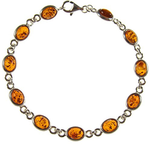 925er Sterling Silber - Bernstein Armband/Schmuck/Armschmuck/Charms