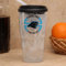 The Northwest Company NFL Carolina Panthers Crystal Freeze Tumbler mit Deckel, 680 ml