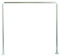 MSV Barre Tringle pour Rideau de Douche d'angle à Fixer 80x80x80cm INOX
