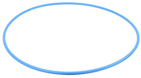 HAEST Gymnastikring - Reifen - robust - aus Kunststoff - 90 cm - blau - Spielgerät