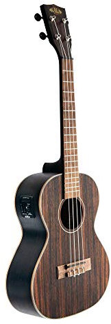 Kala Gestreiftes Ebenholz Tenor-Ukulele mit EQ (KA-EBY-TE)