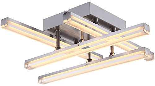 Globo 29 Watt LED Decken Lampe Wohnraum Beleuchtung Streifen Leuchte 68056D5