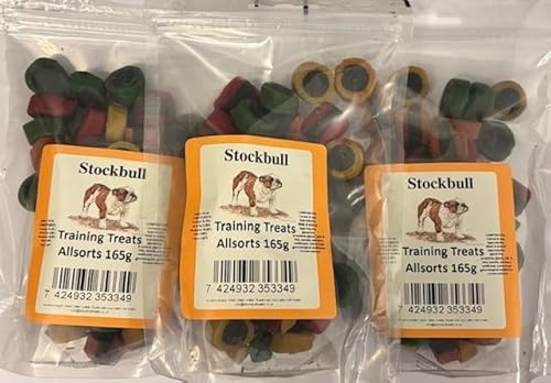 Stockbull Dog Treats - Allsorts (3 x 165g Packets)