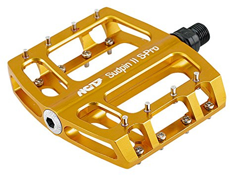 NC-17 Sudpin II S-Pro CNC Plattform Pedale/Fahrrad Pedal MTB/Mountainbike Pedal/BMX Pedal/Gleitlager und Kugellager/Cr-Mo Achse