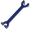 Faithfull Traditional Fixed Basin Wrench – Double-Ended Plumbing Wrench (15mm / 22mm) for Tap Backnuts Behind Sinks & Baths