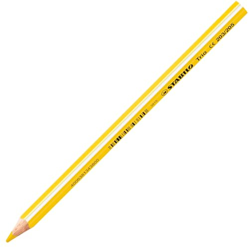 Dreikant-Buntstift - STABILO Trio dick - Einzelstift - gelb