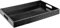 HOME REDEFINED Beautiful Modern Elegant Black 18x12 Rectangle Glossy Alligator Croc Decorative Ottoman Coffee Table Perfume Living Dining Room Kitchen Serving Tray With Handles For All Occasion's