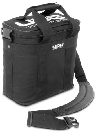 UDG Ultimate StarterBag Black Borsa porta dischi semirigida, Nera con Logo Bianco