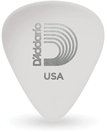 Planet Waves White-Color Celluloid Guitar Picks Pack of 100 - Medium