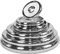 GORILLA SPORTS® Hantelscheiben - 1,25-30kg, 30mm, Gusseisen, Chrom, Einzeln oder Set - Gewichte Hantel, Gewichtsscheiben, Langhantel Gewichte, Weight Plates, Fitness Hantelscheibe