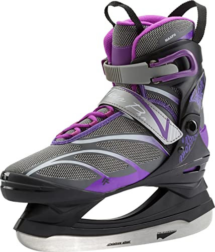 TECNOPRO Cyclone L – Patines de Hockey Sobre Hielo, para Mujer, Mujer, schw/Purple/gra