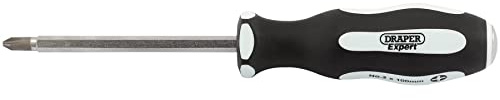 Draper 35223 Expert Pound Thru Cross Slot Number 2 Screwdriver with Soft Grip, 100mm