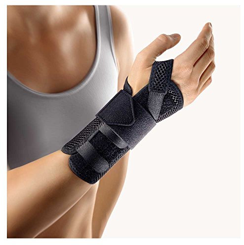 BORT ManuStabil® kurz Handgelenkbandage, small, schwarz, links