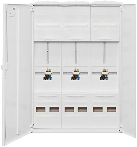 Globe Warehouse Zählerschrank, TAB 2000, 3 Zähler, mit Sammelschiene 5-polig, ZE115