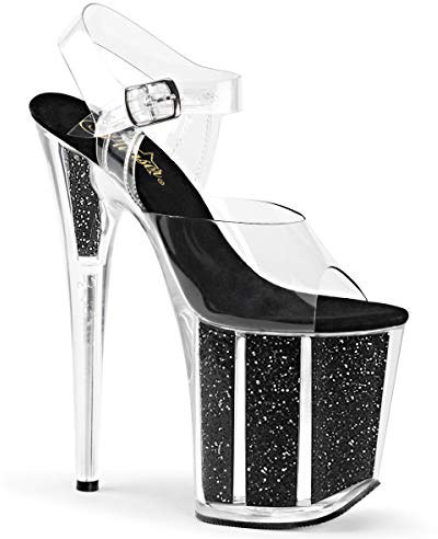 Pleaser Damen Flamingo-808G Sandalen, Transparent (Transparent), 35 EU