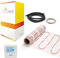 Electric Underfloor Heating Mat Kit for Tile or Stone Floors 200W/m2-1m2 with White Programmable Thermostat