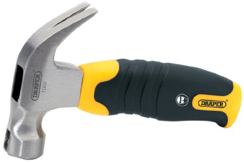 Draper DIY Series 26013 283 g (10 oz) Stubby Claw Hammer with Fibreglass Shaft
