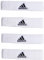 adidas Unisex Intervall 1,9 cm Bizepsband, weiß/schwarz, Einheitsgröße