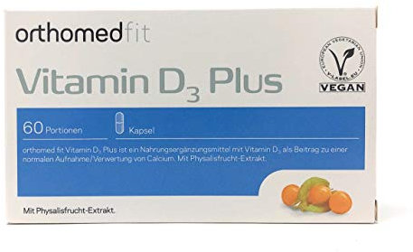 orthomed orthomed fit Vitamin D3 Plus 60 veg. Kapseln (11,4g) (vegan)