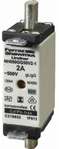 NHC00 20A SICHERUNGSEINSATZ LINDNER NH000GG50V20-1