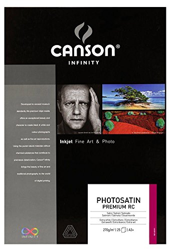 Canson 206231011 Photo Satin Premium RC Box, A3+