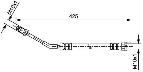 BOSCH Bremsschlauch 1987481579