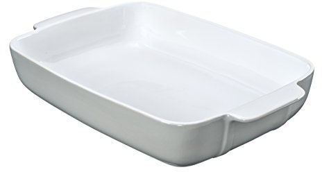 Pyrex 8013111 Signature Plat à Four Rectangulaire Gris en Céramique 35 x 25 cm