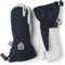 Hestra Heli Ski Damen-Handschuh – klassischer 3-Finger-Leder-Schneehandschuh zum Skifahren, Snowboarden und Bergsteigen (Damenpassform), Marineblau/Offwhite, Größe 9