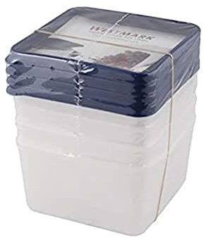 Westmark 25142270 Gefrierdosen Trio 0.5 L, 4 Stück