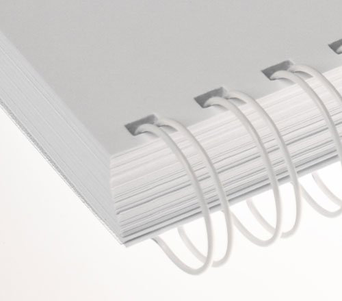 Binderücken Renz Ring Wire 2:1 16,00 mm für 135 Blatt weiß, 32160023