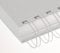 Binderücken Renz Ring Wire 2:1 16,00 mm für 135 Blatt weiß, 32160023
