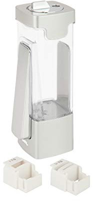 Zevro Plastic Sugar N More, Silver/ Transparent
