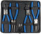 SW-Stahl 41415L Sicherungsringzangensatz, 225 mm, 4-teilig I Innen- & Außenzangen I gerade & gebogen I Sprengringzangen Set I Seegeringzangen Werkzeug inkl. Etui
