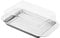 Weis Butterdose, Edelstahl, Silber/transparent, 15 x 9,5 x 4,5 cm, 14254