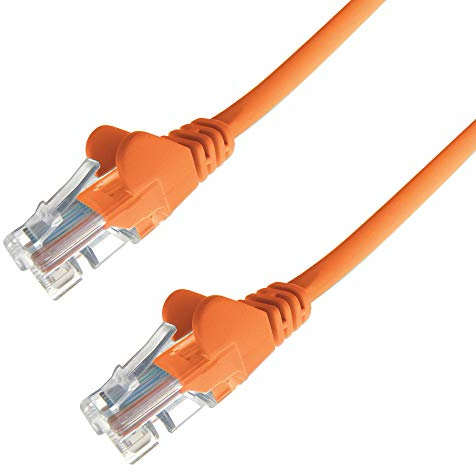 Group Gear 31-0020O 2 m RJ45 UTP CAT 6 24AWG LS0H Stranded Flush Moulded Snagless Network Cable - Orange