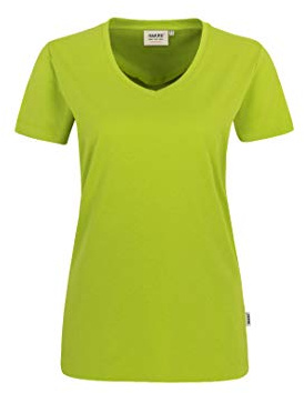 HAKRO Damen Damen V-Shirt Mikralinar® T-Shirt