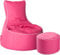 Sitzsack-Set Scuba Swing + Hocker pink (Outdoor)