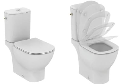 Ideal Standard T033601 - WC da tavolo, in porcellana vetrificata, ceramica, bianco, altezza tazza 40 cm