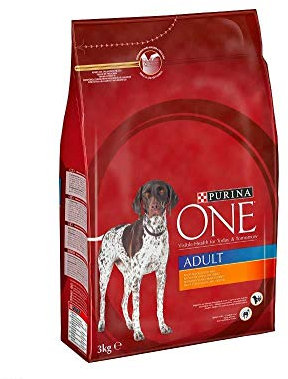 Purina One Erwachsene Leckerlis für Hunde mit Huhn und Reis, 4 Packungen à 3 kg