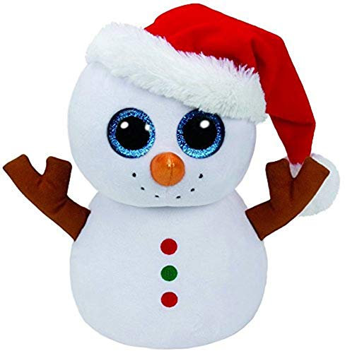 Ty – TY37077 – Beanie boo's Plüschfigur – Scoop der Schneemann – 23 cm