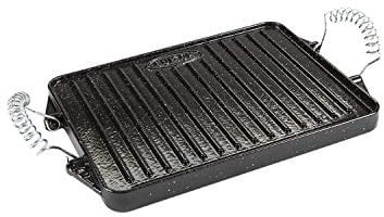 Garcima - Plancha Hierro Fundido Esmaltada Rectangular 21 x 27 cm.