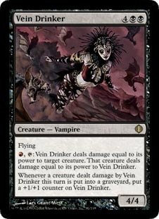 Magic: the Gathering - Bebedor de venas - Fragmentos de Alara - Lámina de Magic: the Gathering