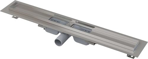 Exclusive Duschrinne-Bodenablaufrinne aus Edelstahl - APZ101 von Alcaplast - DN-40 - 800 mm (Line)